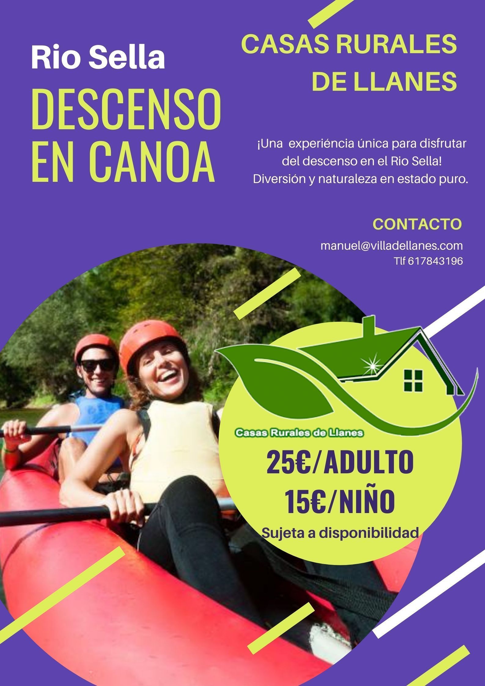 Descenso del Rio Sella en Canoa