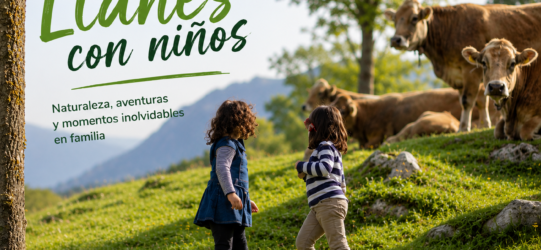Niños disfrutando de actividades familiares y naturaleza en Llanes Asturias
