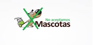 no aceptamos Mascotas